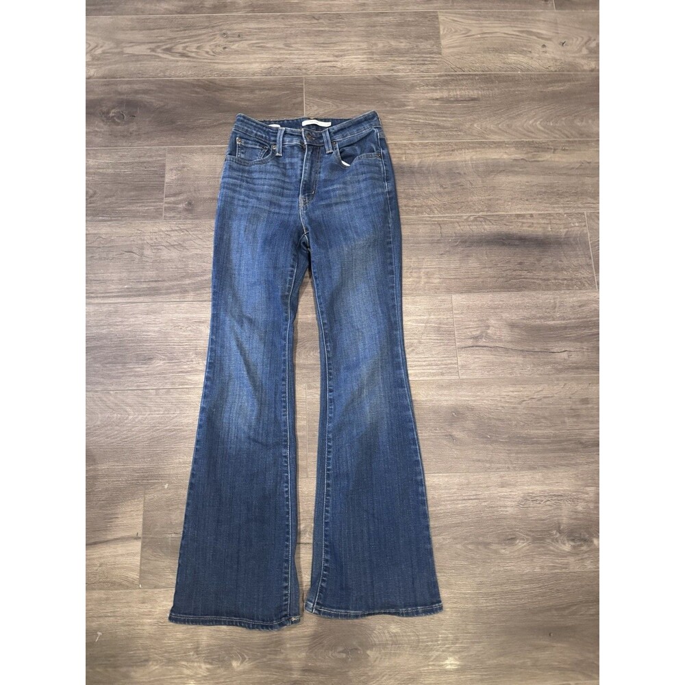 Levi’s Women’s  726 Flare Jeans, Medium Wash, 26 X32, Stretch, Excellent